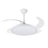 Світлодіодна LED люстра з вентилятором 40W, пультом керування (7943043/42 WH)
