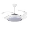 Світлодіодна LED люстра з вентилятором 80W (40W+40W), пультом керування (7943070/48 WH)