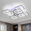 Люстра светодиодная Led до 25 м² с пультом управления (1133/4+4 HR)