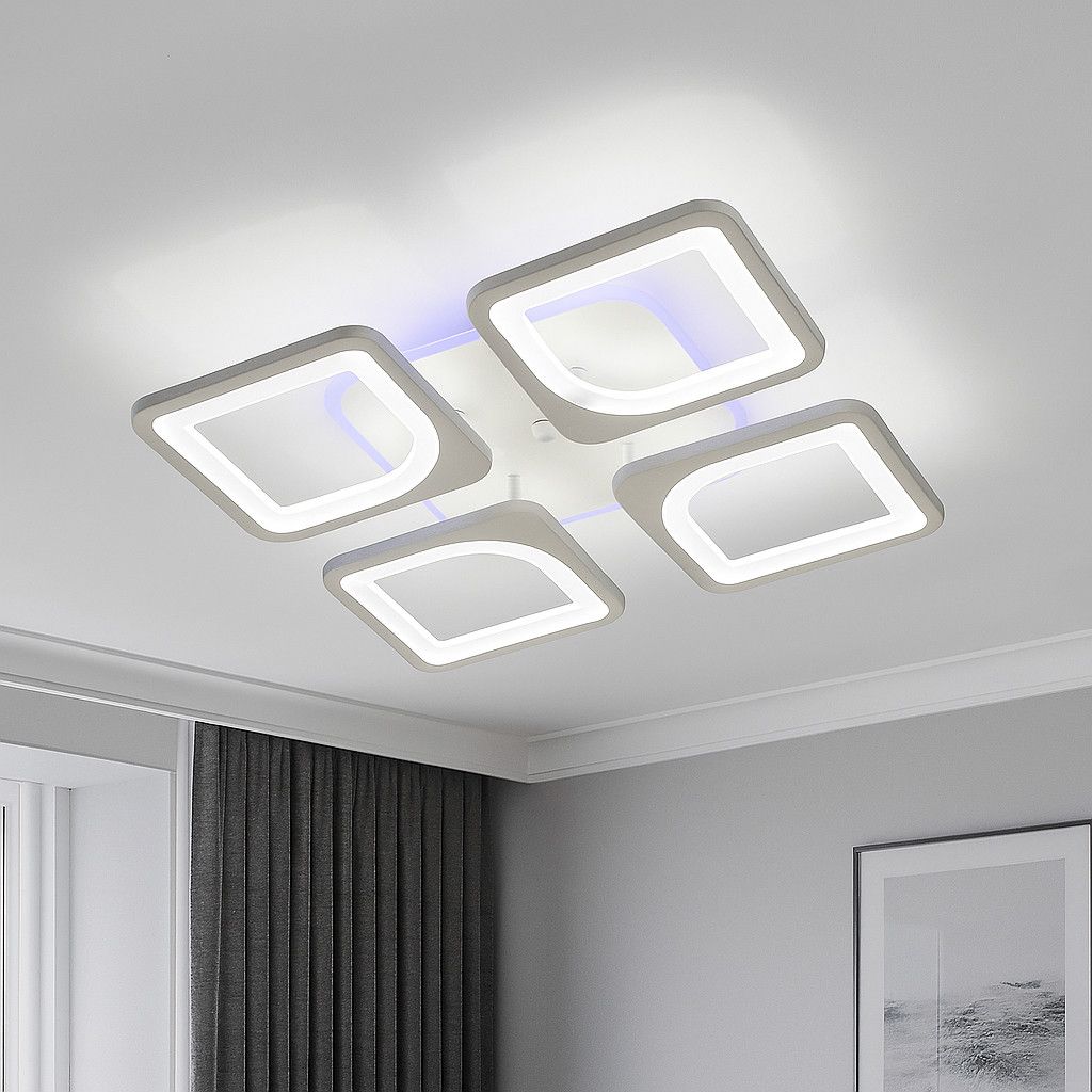 Люстра до 15 м² светодиодная Led 96 Вт с пультом управления до 1133/4 WH