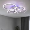 Стельова світлодіодна Led люстра до 25 м² з пультом керування (1126/6 Wh)