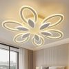 Стельова LED люстра 120W біла освітлення до 30 м² (AURORA DOUBLE)