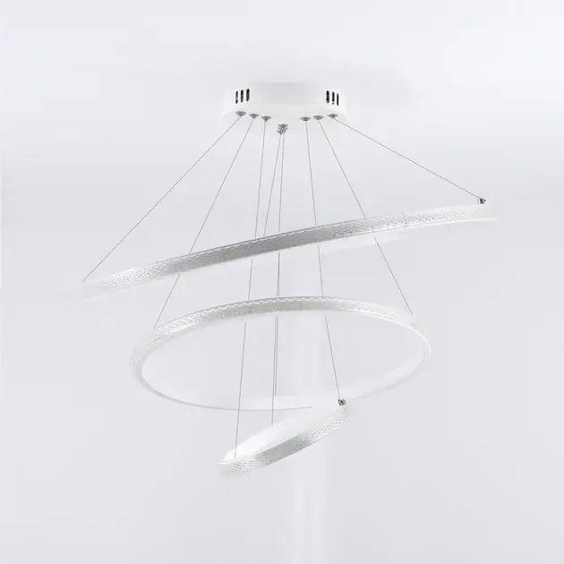 Світлодіодна Led люстра на три кільця до 15 м² (AKRILIKA 70W 3R)