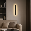 Фасади Led світильник 90 см архітектурний для інтер'єру та вулиці SOLEIN 23W S BLACK