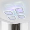 Люстра Led до 15 м² біла 72W з підсвічуванням (V 3207-2+2C WH)