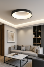Кругла світлодіодна Led люстра до 15 м²  з пультом (V 1134 BK)