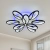 Люстра LED до 20 м² з підсвічуванням і пультом 150 Вт (8090/6+3BK)