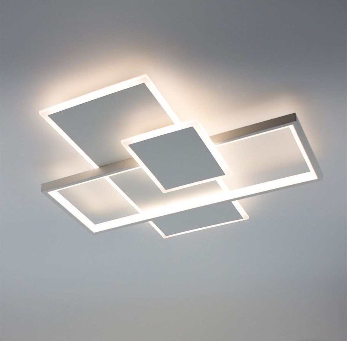 Світлодіодна Led люстра до 18 м² з пультом у білому корпусі LAMPARAS 3L 90 Вт