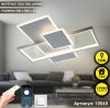 Світлодіодна Led люстра до 18 м² з пультом у білому корпусі LAMPARAS 3L 90 Вт