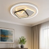 Світлодіодна Led люстра до 18 м² круглої форми 150 Вт (V X5010 WT+BK)