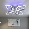 Люстра світлодіодна Led до 20 м² з пультом 118 Вт біла-срібло (V K29129/4+4+1 WT+SL)