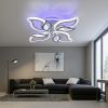 Люстра світлодіодна Led до 20 м² з пультом 118 Вт біла-срібло (V K29129/4+4+1 WT+SL)