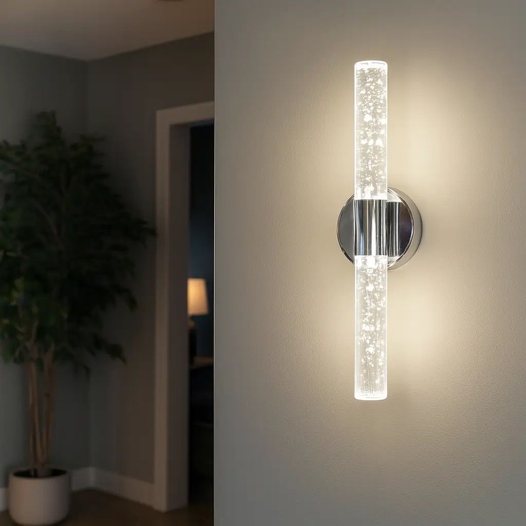 Елегантне LED бра "Crystal Stick Chrome", 6W (1908/1W CH)