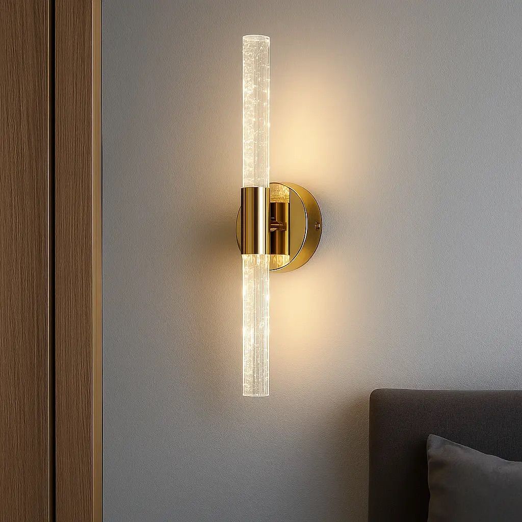 Золоте LED бра "Crystal Stick Gold", 6W (1908/1WGD)
