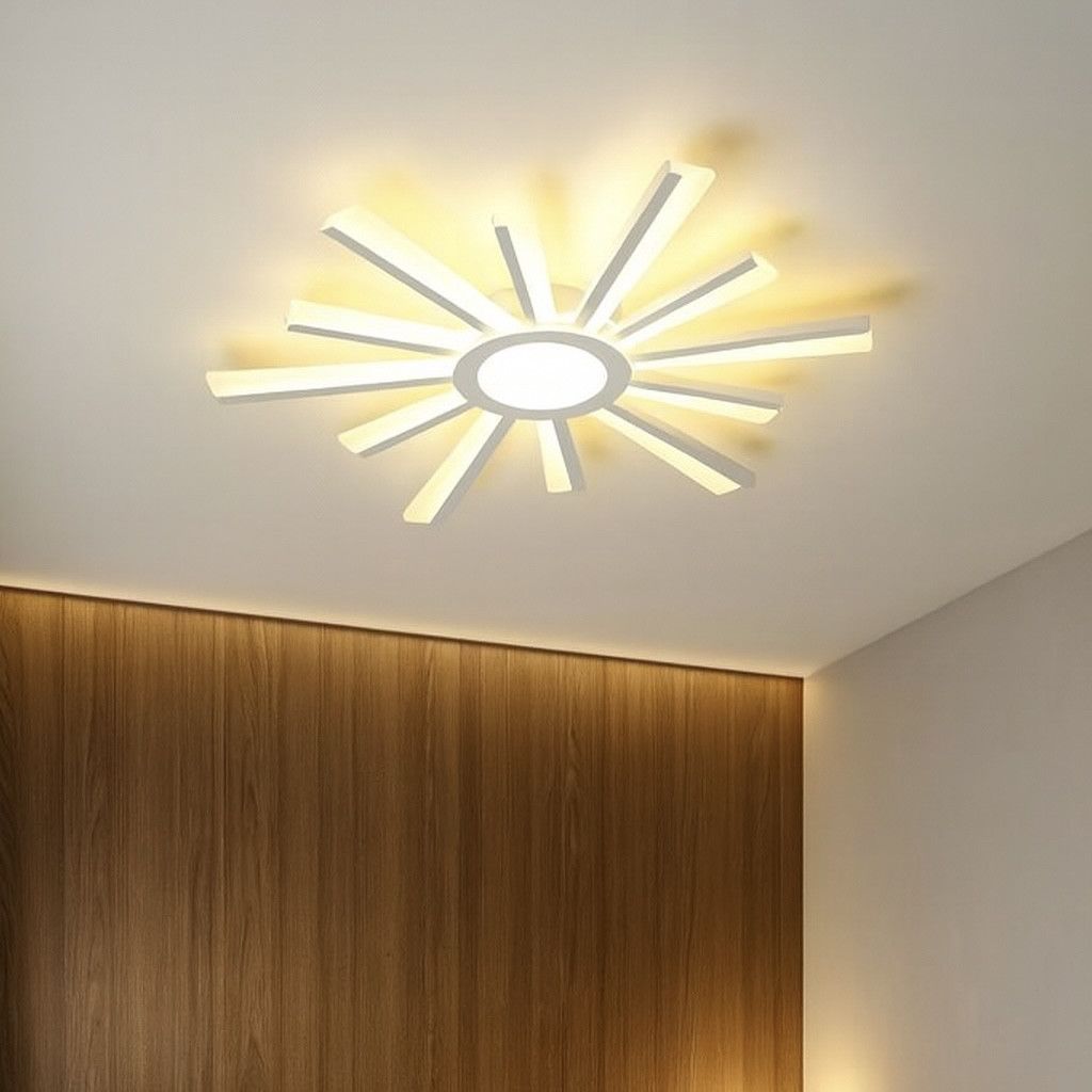 Люстра Led до 18 м² з пультом управління 70 Вт (TERESA 70W-R WHITE 10205)