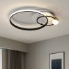 Світлодіодна чорно-біла Led люстра до 15 м² з пультом керування (MX2986-2A WH+BK)