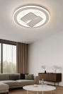 Люстра стельова Led до 15м² світлодіодна кругла (4349-40)