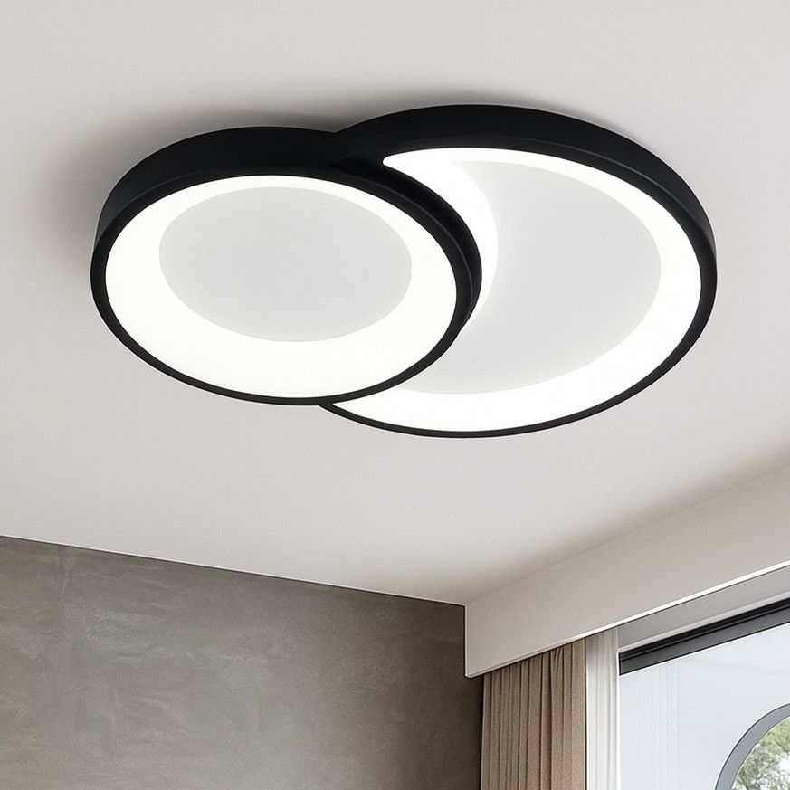 Світлодіодна стельова Led люстра до 15 м² з пультом керування (V1138 BK)