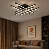 Чорна люстра Led до 18м² мінімалістичний дизайн 120 Вт  (SX809/6BK)