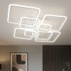 Led люстра 280W на велику кімнату до 30м²  у білому кольорі (87-W8036/8 WH 280W)