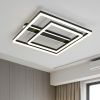 Люстра світлодіодна Led до 18 м² з пультом 100 Вт чорна квадратна Black Square (5209-30*50 Bk)
