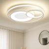 Кругла смарт люстра з пультом до 20 м² у білому кольорі Led 100W (DUOS Wh 220795)