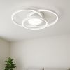 Led люстра 100W з пультом у білому кольорі освітлення до 20 м² FORSAGE
