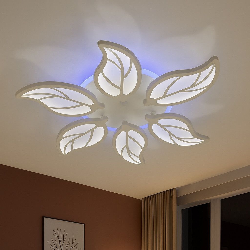 Люстра світлодіодна Led до 18 м² з пультом управління 105W (8028/6 LED dimmer)