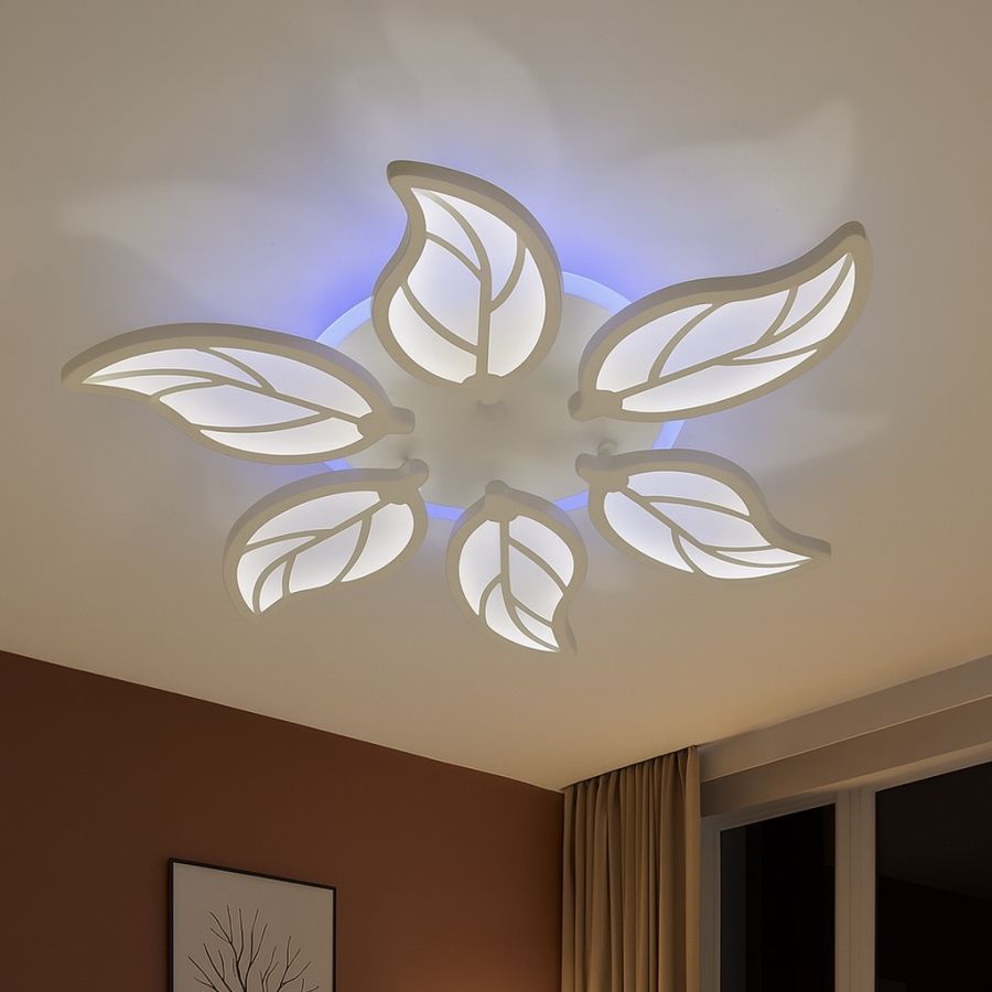 Люстра світлодіодна Led до 18 м² з пультом управління 105W (8028/6 LED dimmer)