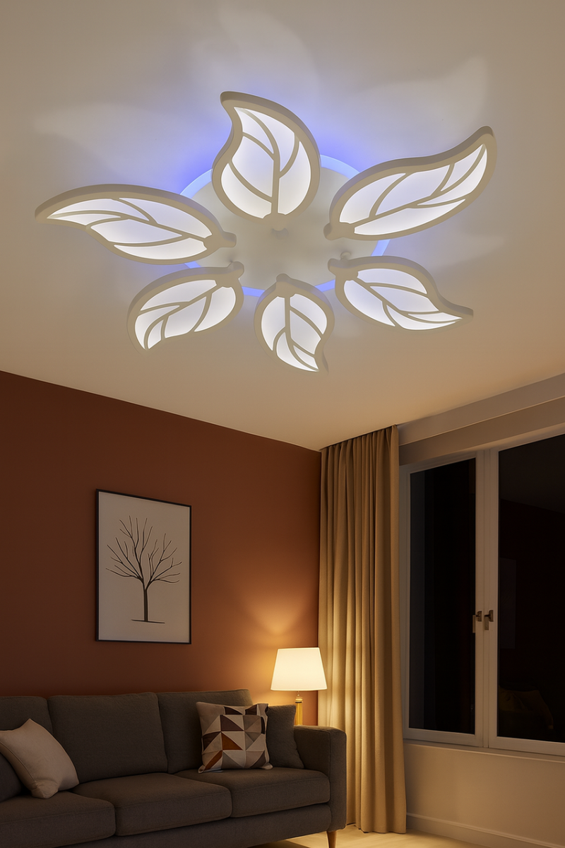 Люстра світлодіодна Led до 18 м² з пультом управління 105W (8028/6 LED dimmer)