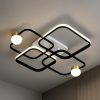 Led люстра до 18 м² світлодіодна з пультом (MX2990-2+2A WH+BK)