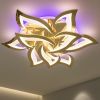 Світлодіодна LED люстра до 25 м² для великої кімнати з пультом (8146/6+3G LED 3color)