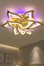 Світлодіодна LED люстра до 25 м² для великої кімнати з пультом (8146/6+3G LED 3color)