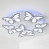 Люстра Led 105W у формі метеликів для дитячої до 18 м² (8067/5+1 LED dimmer)