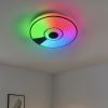 Круглый светильник с колонкой и RGB свечением до 20 м² SONG RGB 80W R