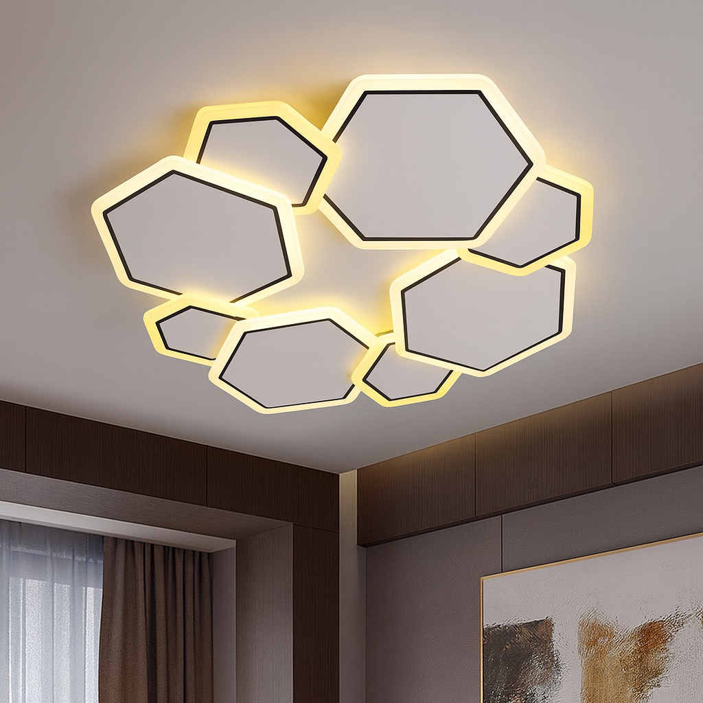 Світлодіодна LED люстра до 15 м² для натяжної стелі 70W (Z186-3 WHITE)