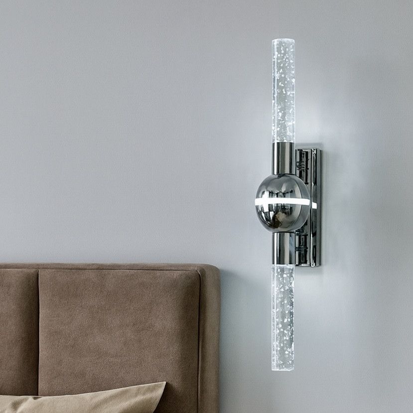 Хромоване Led-Бра циліндричної форми F3787HR