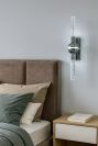 Хромоване Led-Бра циліндричної форми F3787HR