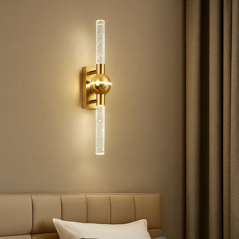 Елегантне золоте Led Бра циліндричної форми F3787