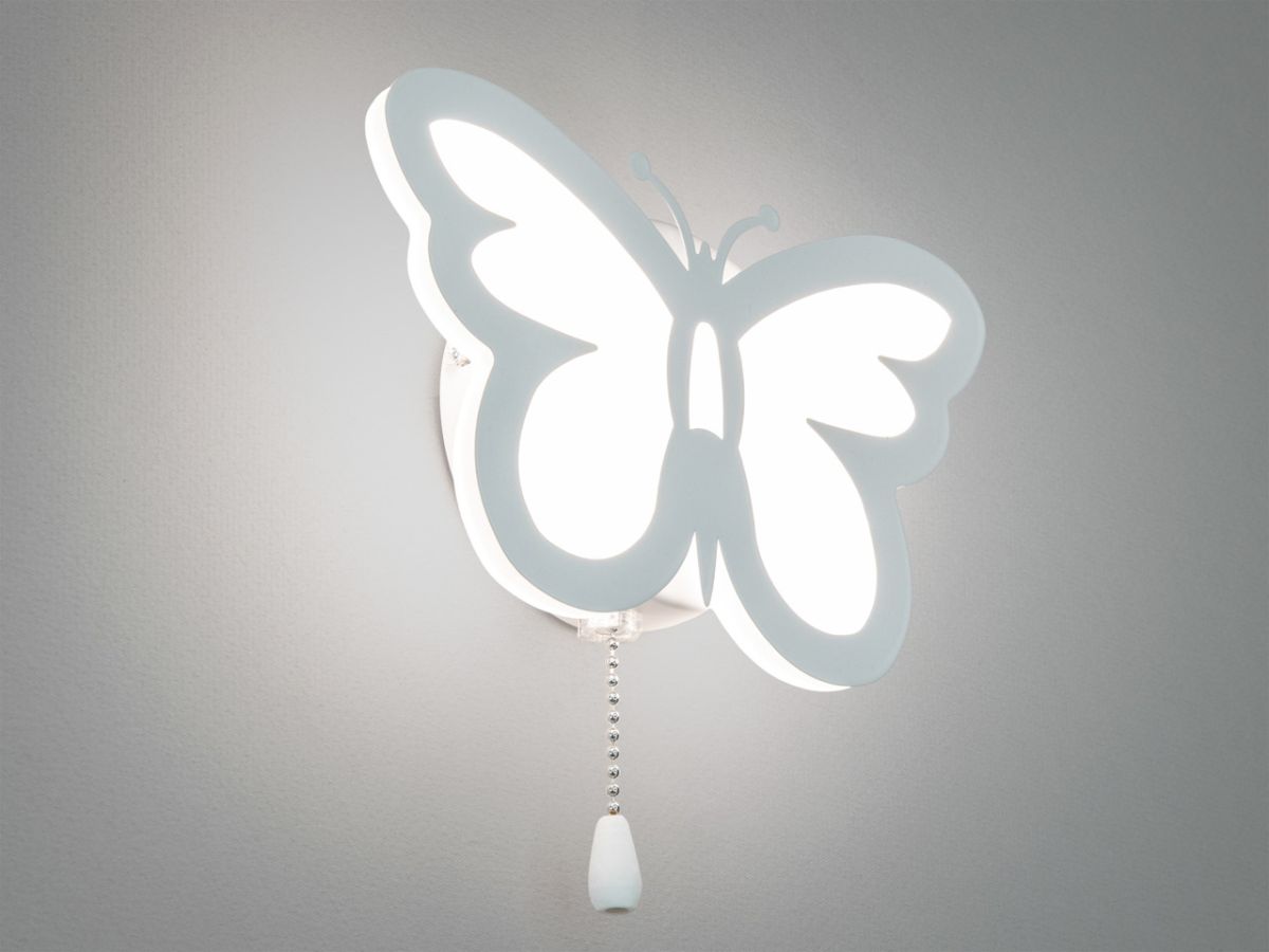 Настінне Led бра метелика білого кольору (8067/1WH)