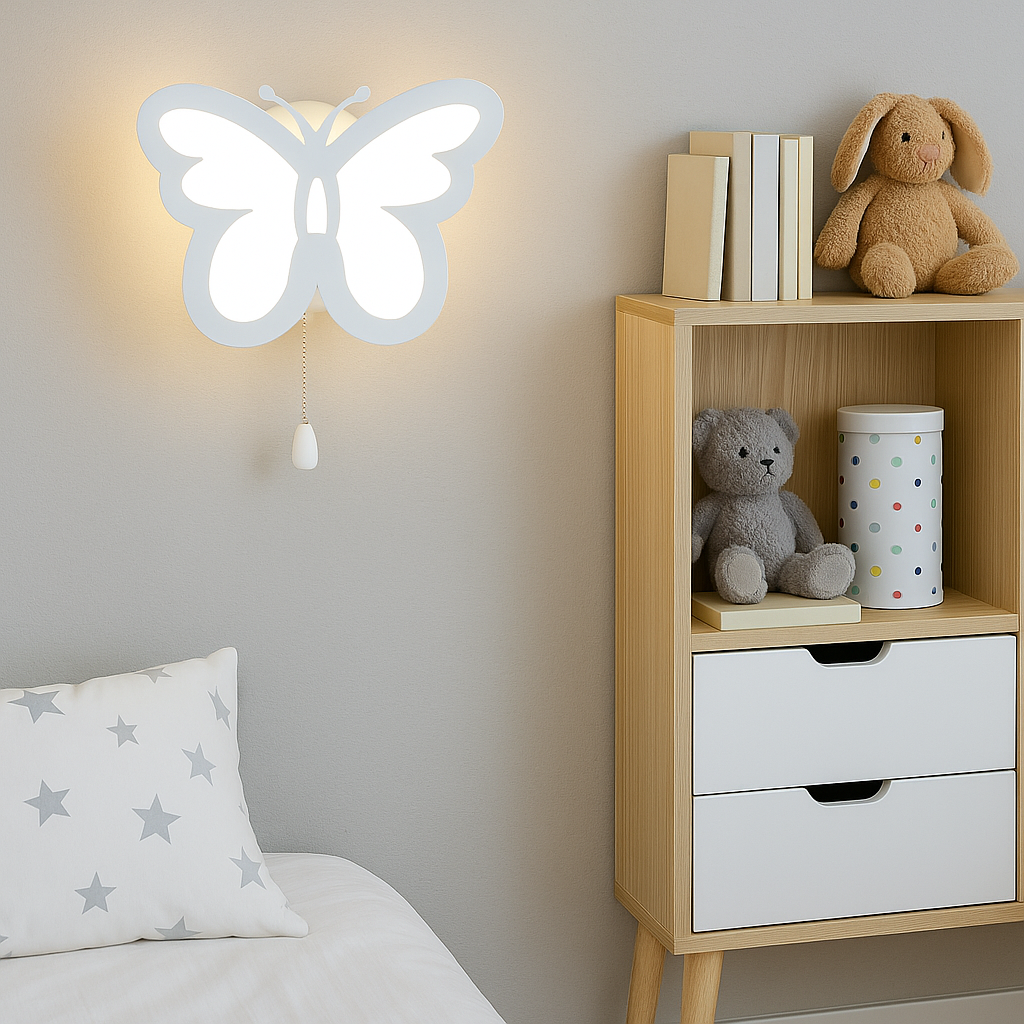 Настінне Led бра метелика білого кольору (8067/1WH)