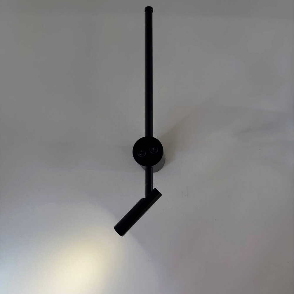 Чорний видовжений настінний Led-світильник POINTER-P VIOLUX 8W 4200K