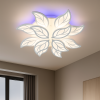 Люстра Led для великої кімнати до 35 м² з пультом 200 Вт (8028/8+4WH LED 3color)