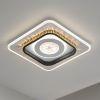 Яскрава світлодіодна LED люстра для будь-якого інтер'єру до 10 м² 55W 2186WH
