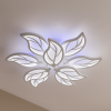 Люстра світлодіодна Led до 25 м² з пультом управління 140W (8028/6+3 WH 3color)