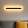 Фасади Led світильник 90 см архітектурний для інтер'єру та вулиці SOLEIN 23W S BLACK