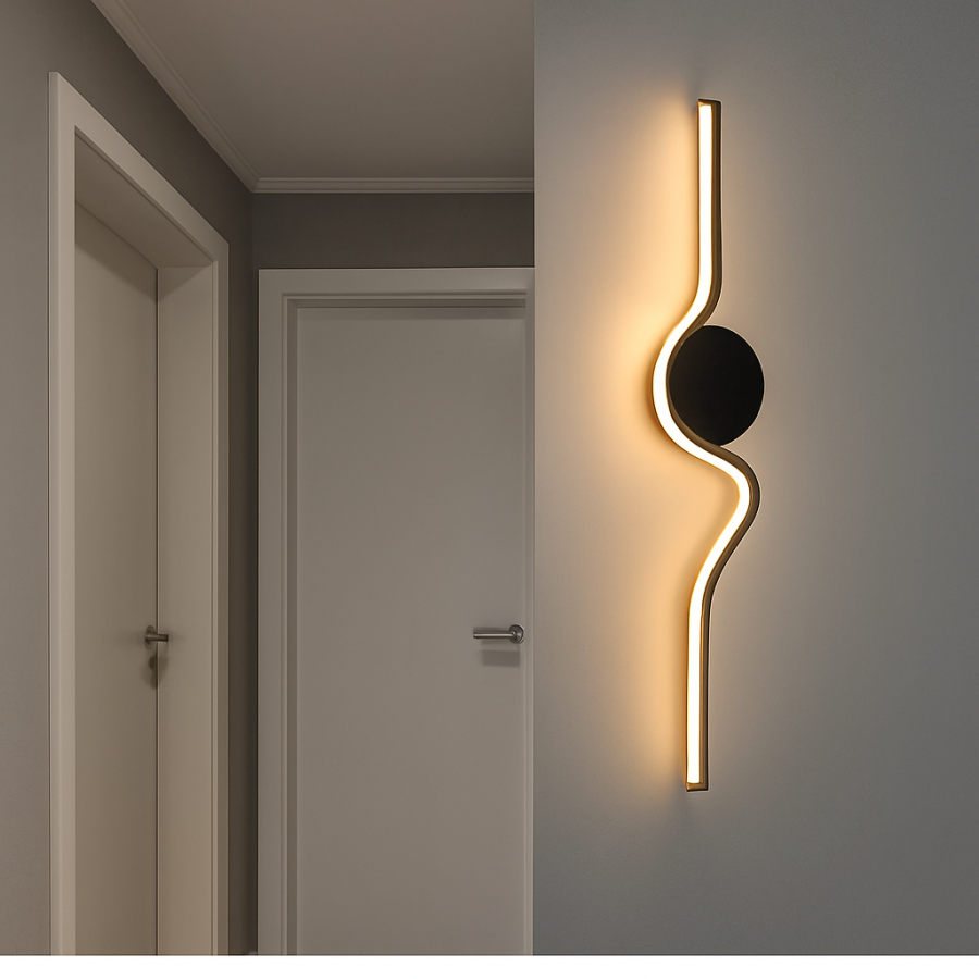 Світлодіодне Led Бра довжина 60см у чорному корпусі 9093/600BK