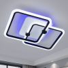 Світлодіодна Led-люстра до 15м² з пультом чорна 80 Wt  (1175/2 Bk)