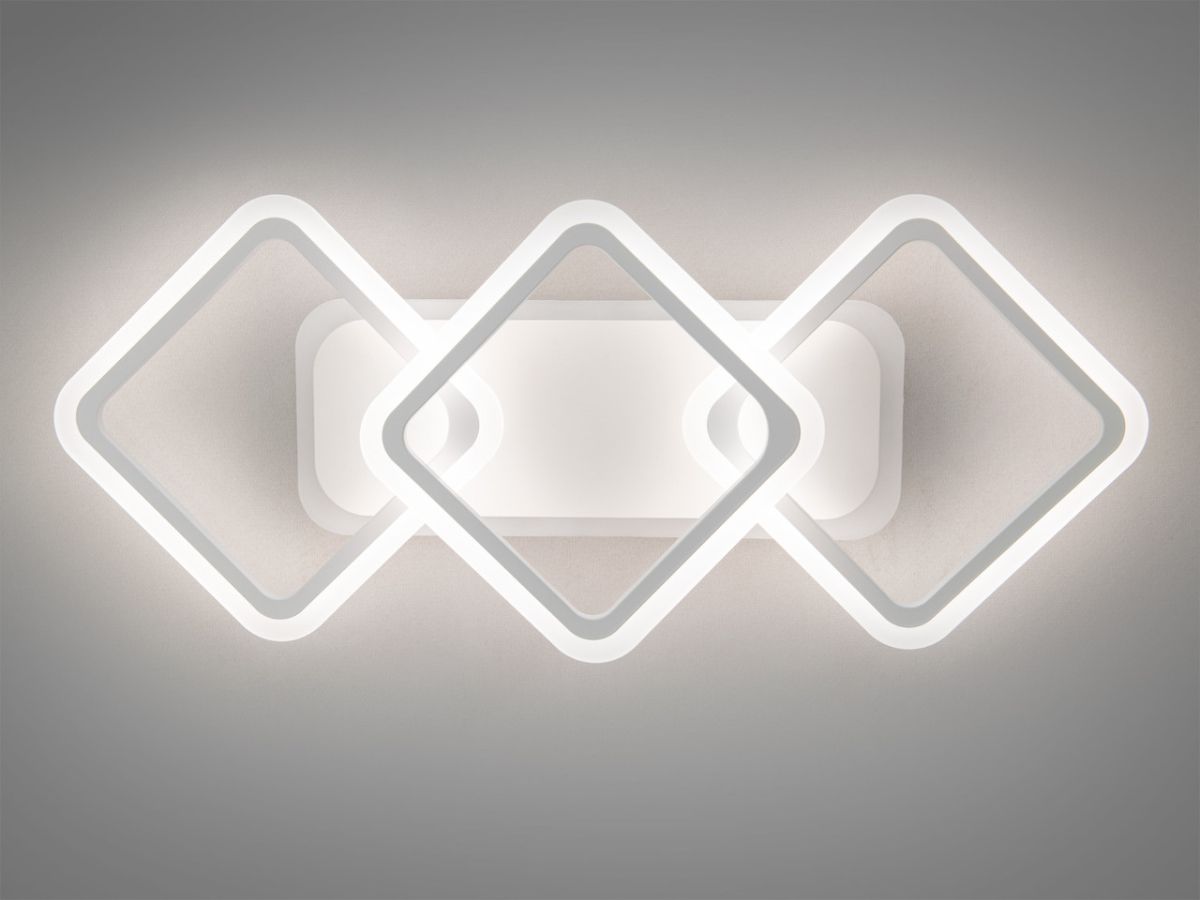 Люстра Led до 15 м² з пультом управління 75W (A8160/2+ 1WH LED 3color)