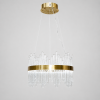 Кришталева LED люстра в стилі Бароко до 18м² бронзовий корпус 90W Alba Lux Royal